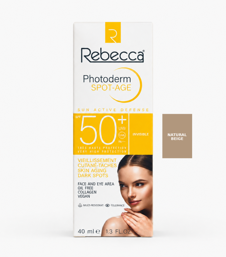 Rebecca Photoderm Spot-Age SPF 50+ Natural Beige Tinted Sunscreen – 40 ml